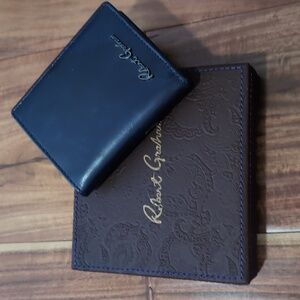 Robert Graham Smooth Leather Antano RFID Protected Bifold Wallet New in Box ❤️